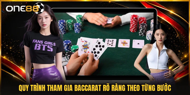 Quy trình tham gia Baccarat rõ ràng theo từng bước